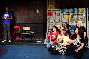 Barry Irving, Nancy Casas, Lindsey Dorcus, Joan Figarella, Nick Hart, Raquel Torre an Photo