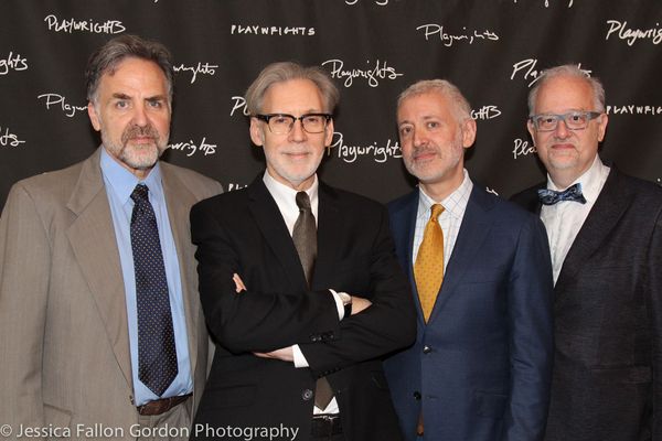 Tim Sanford, Michael Korie, Scott Frankel and Doug Wright Photo