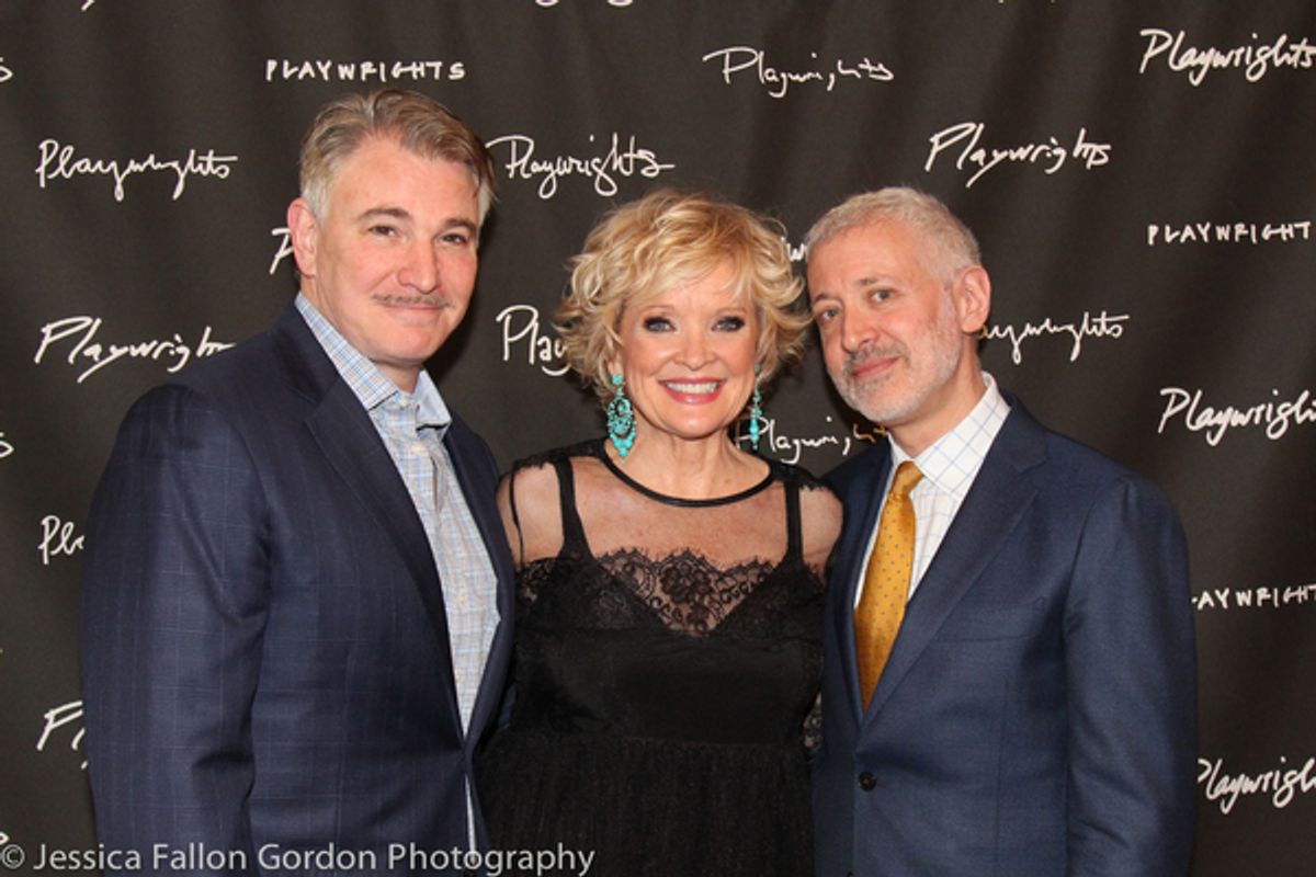 Douglas Sills, Christine Ebersole and Scott Frankel at 