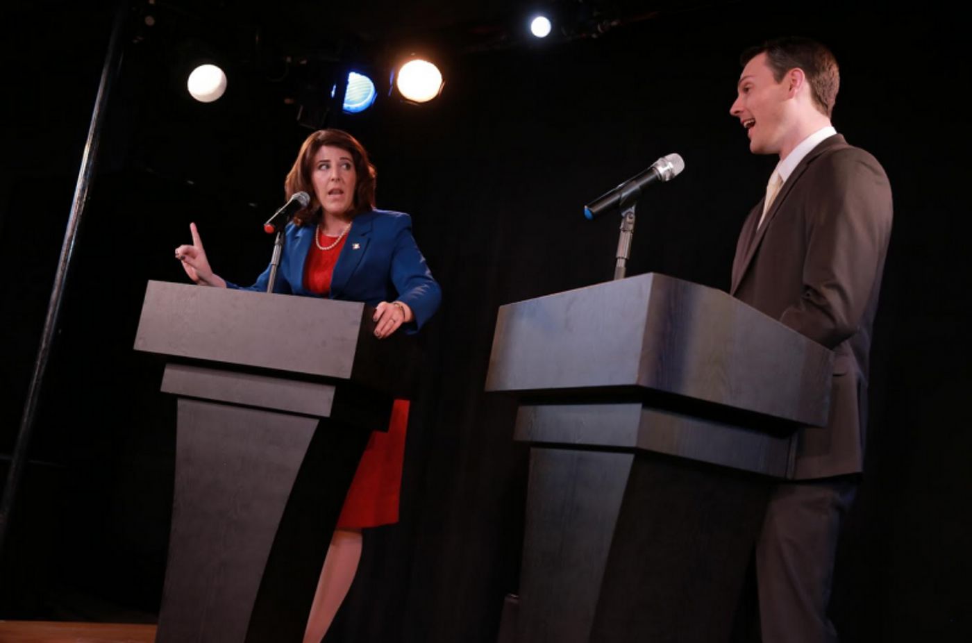 Review: HER OPPONENT Recreates Clinton/Trump Debates With Genders Switched  Image