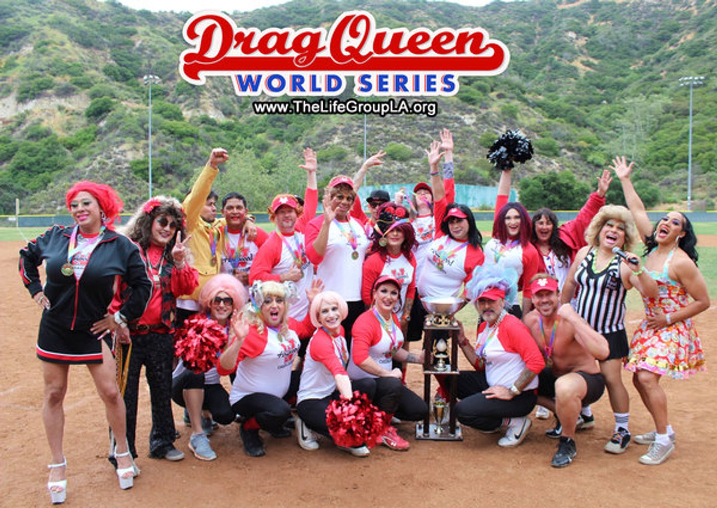 Photo Flash: The West Hollywood Cheerleaders Win the 6th Annual Drag Queen World Series Photo Flash: The West Hollywood Cheerleaders Win the 6th Annual Drag Queen World Series Image