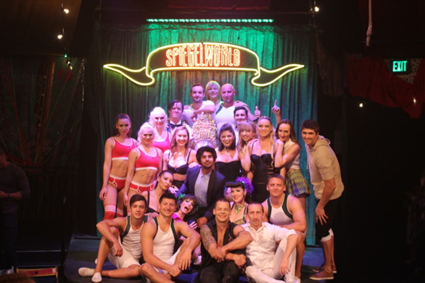 Photo Flash: Kunal Nayyar and Dominic Howard Visit ABSINTHE LA  Image