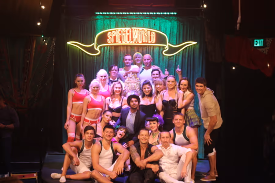Photo Flash: Kunal Nayyar and Dominic Howard Visit ABSINTHE LA  Image