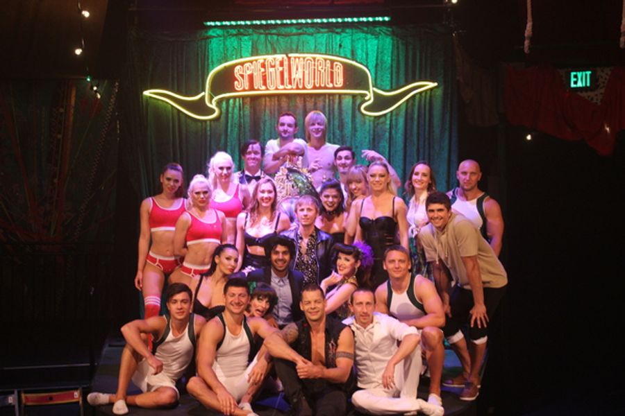 Photo Flash: Kunal Nayyar and Dominic Howard Visit ABSINTHE LA  Image