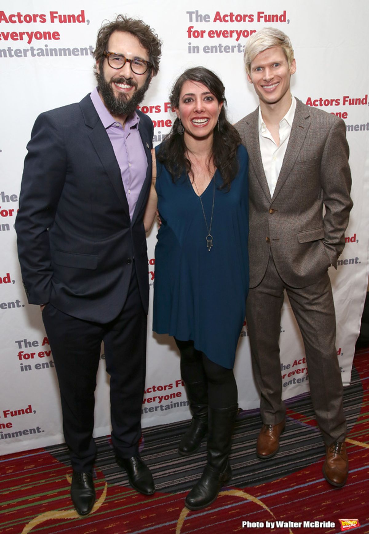 Josh Groban, Rachel Chavkin and Lucas Steele  at 