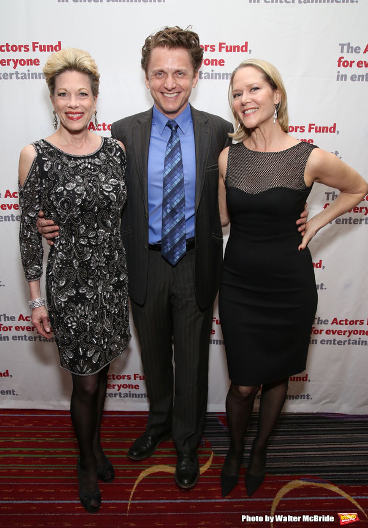 Marin Mazzie, Jason Danieley and Rebecca Luker at 