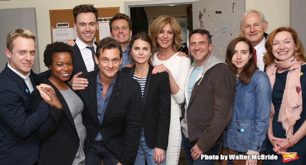 Max Jenkins, Quincy Tyler Bernstine, Erich Bergen, Hugh Dancy, Jonathan Groff, Keri Russell, Christine Lahti, Raul Esparza, Zoe Kazan, Victor Garber and Julie White  at 