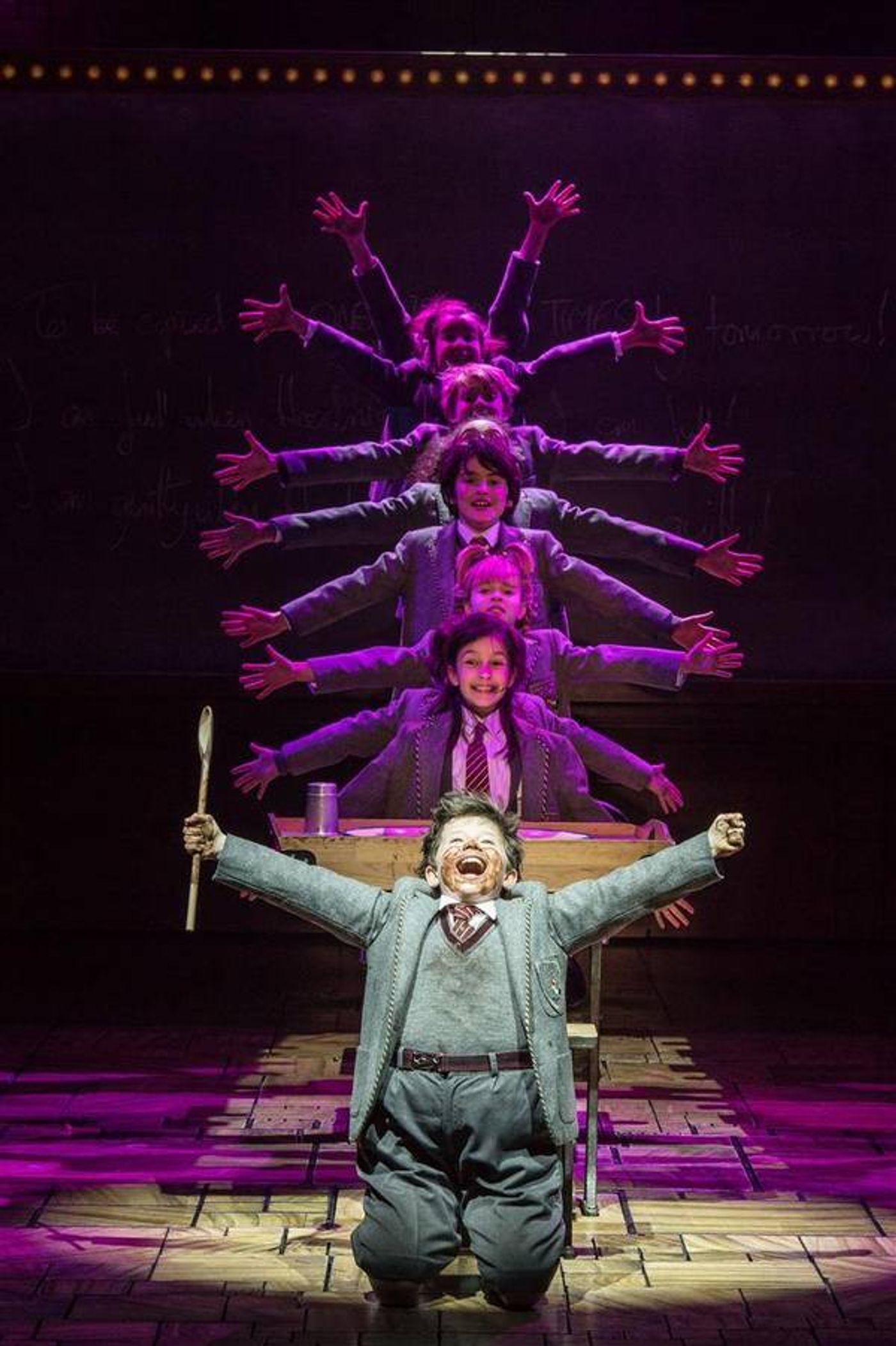Photo Flash: Fresh Maggots! First Look at the New Cast of MATILDA  Image