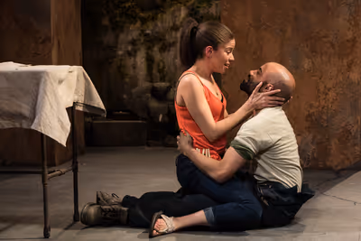 Flor De Liz Perez and Sean Carvajal Photo