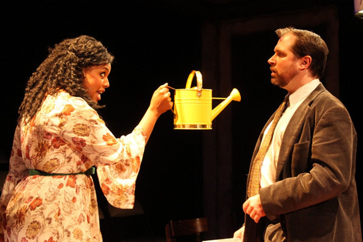 Sharriese Hamilton and Karl Hamilton at 