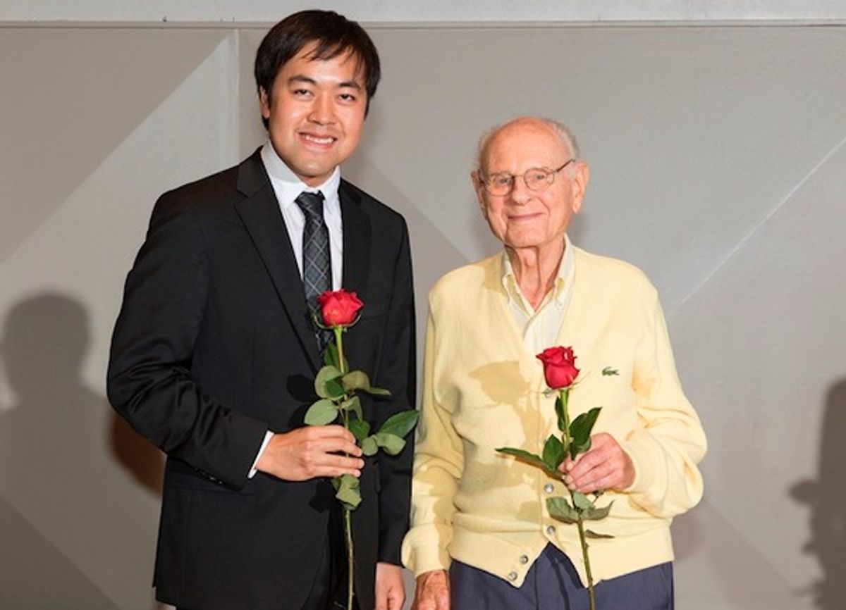 Aaron Chow with Ernest Kretzmer at 