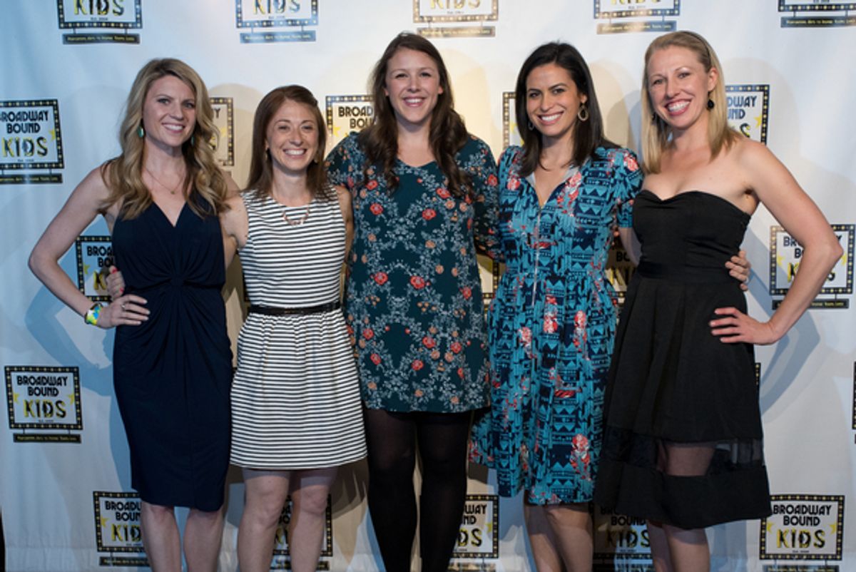 Erin Glass, Katy Finn, Hadley Cronk, Jessica Diaz, Andrea Kehler at 