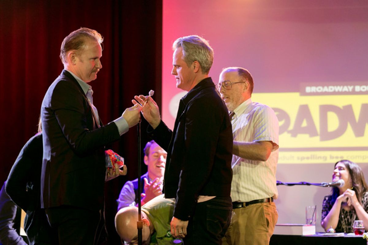 Morgan Spurlock and Michael Park at 