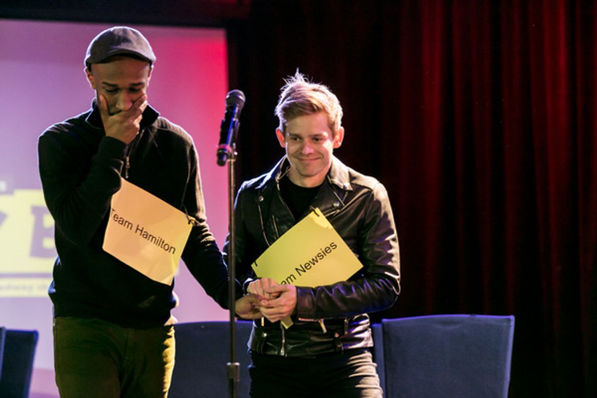 Donald Webber Jr. and Andrew Keenan-Bolger  at 