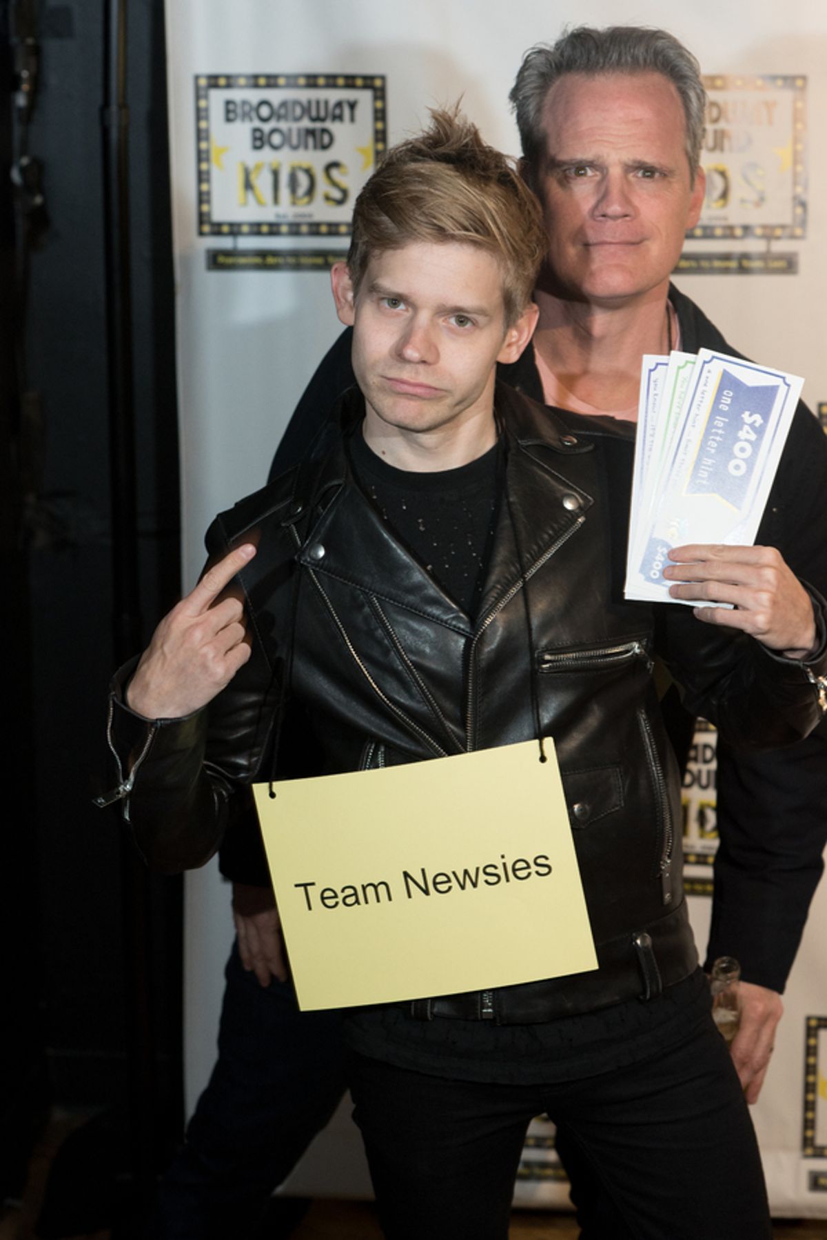 Andrew Keenan-Bolger and Michael Park at 