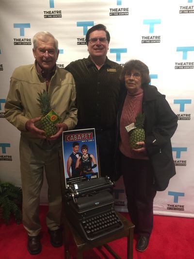Philip Potempa and Peggy Potempa at the opening night of CABARET at TATC. Photo