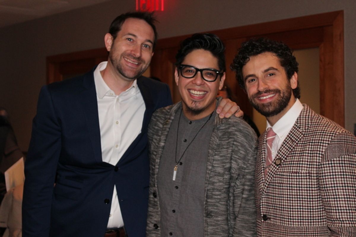 Rob Rokicki, George Salazar and Brandon Uranowitz at 