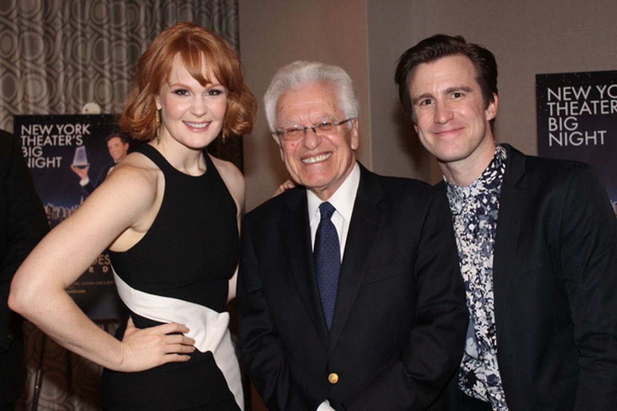 Kate Baldwin, Jerry Zaks and Gavin Creel at 