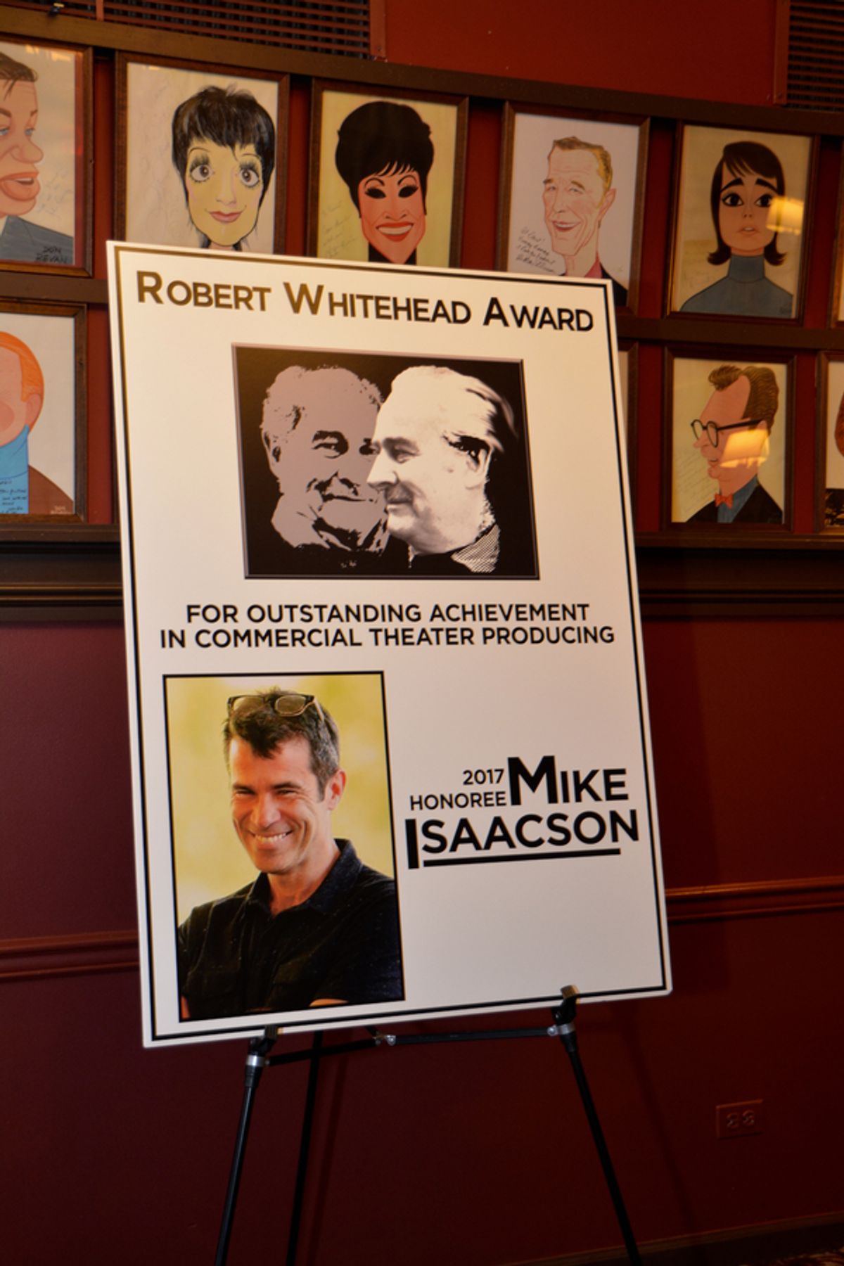 Robert Whitehead Award Ceremony at 