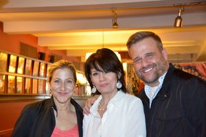 Edie Falco, Beth Leavel and Stephen Wallem @ BroadwayWorld Edie Falco, Beth Leavel and Stephen Wallem Photo