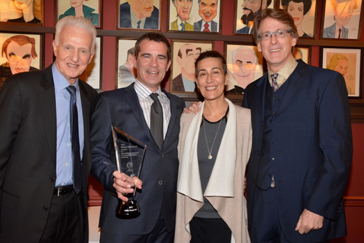 Tom Viertel, Mike Isaacson, Jeanine Tesori and Dick Scanlan at 