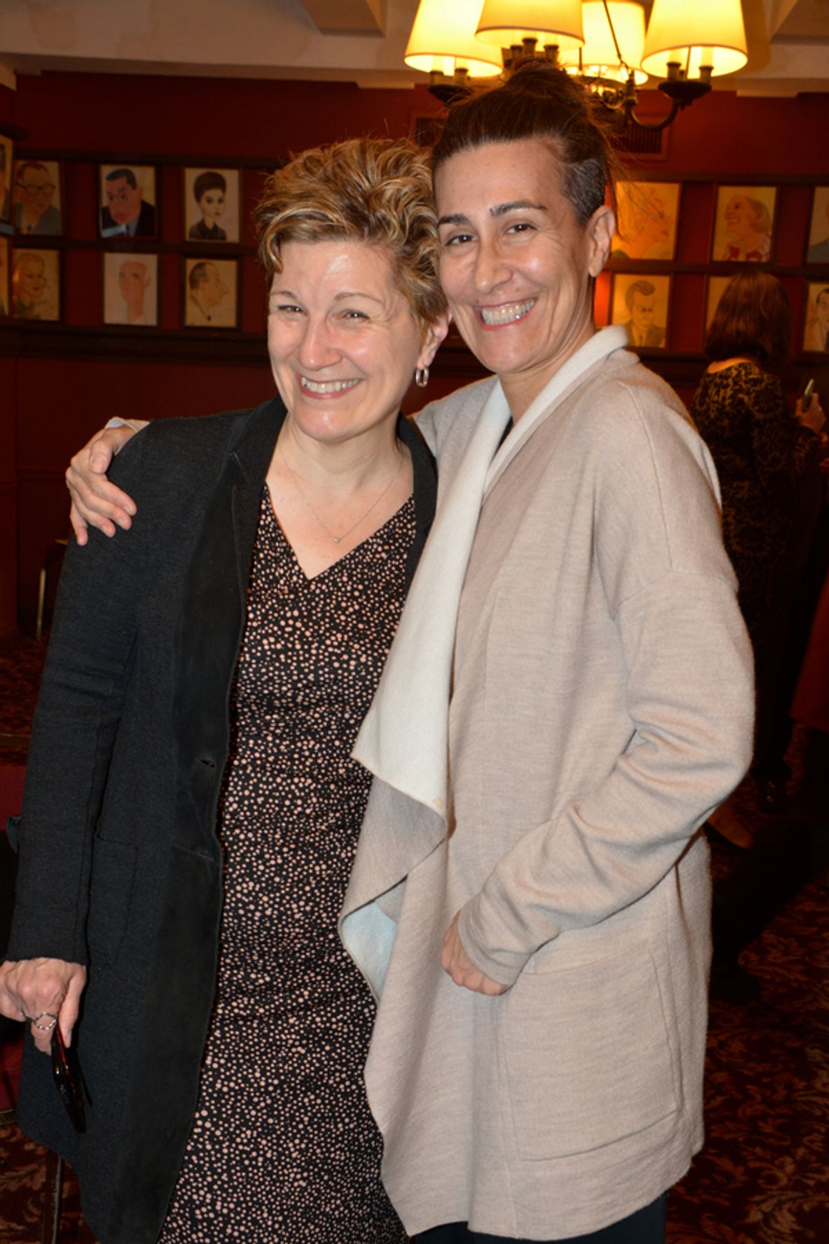 Lisa Kron and Jeanine Tesori at 