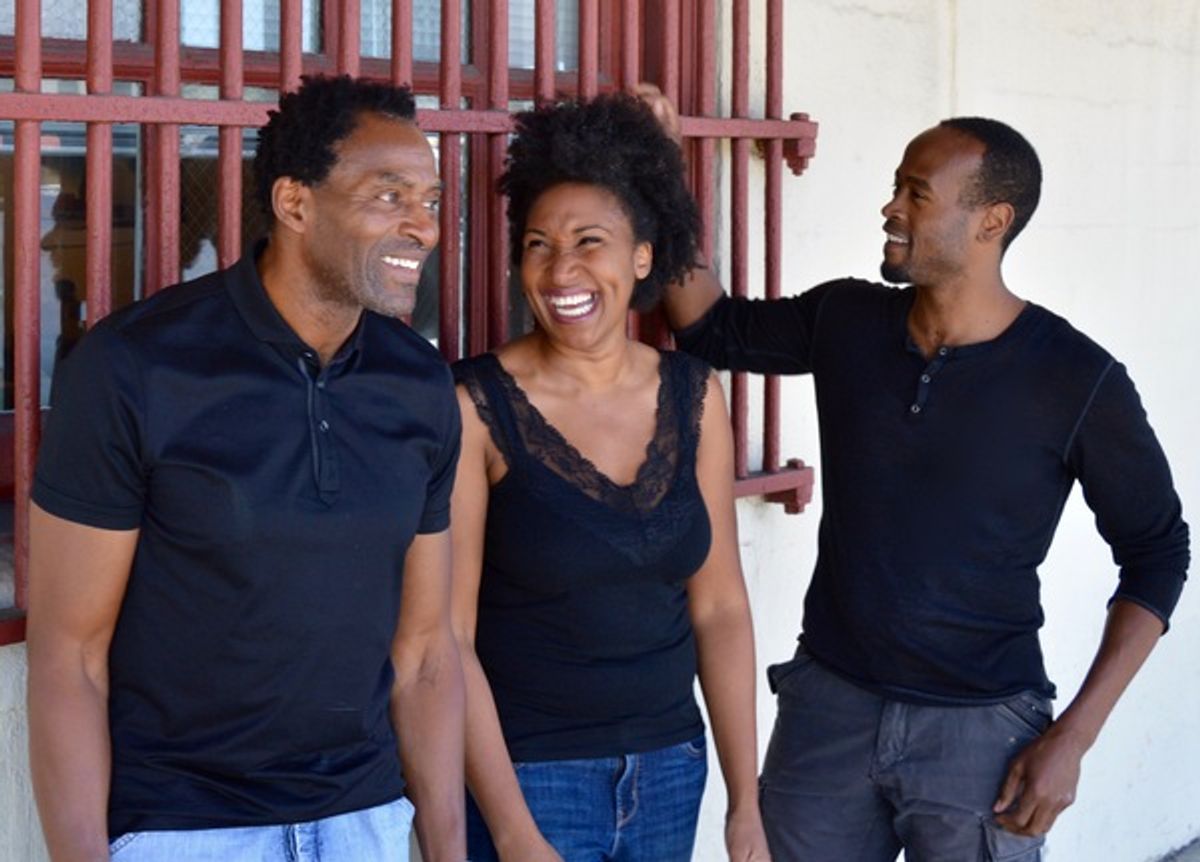 Carl Lumby, Safiya Fredericks, Rafael Jordan at 