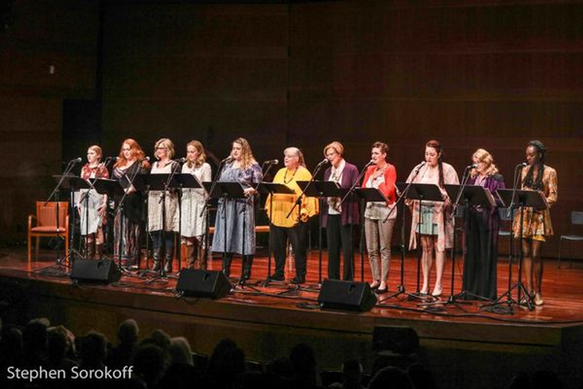 Sydney Shuck, Katie Thompson, Carol Linnea Johnson, Jennifer Blood, Bonnie Milligan, Heather MacRae, Karen Mason, Hannah Rose DeFlumeri, Alison Lea Bender, Leslie Becker, Zurin Villanueva at 