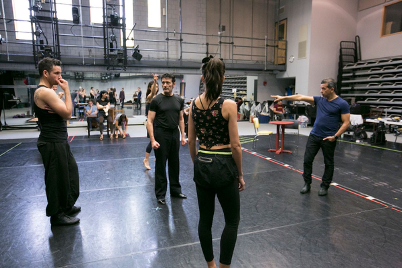 Photo Flash: Sergio Trujillo and More in Rehearsal for ARRABAL at A.R.T.  Image