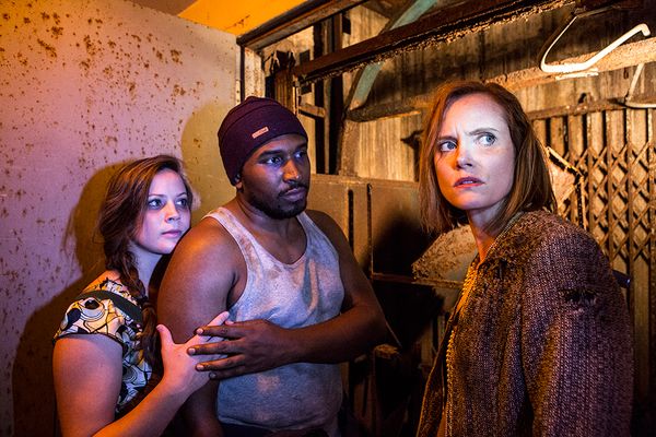 Madison Hart, Jamall Houston and Felicia Berth Photo