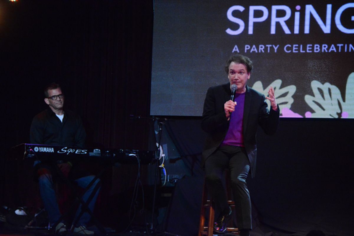 Tom Judson and Charles Busch at 