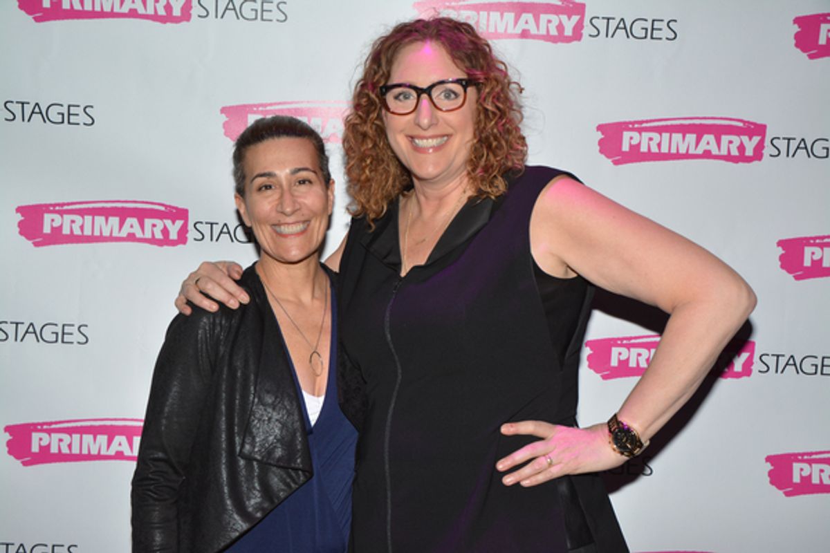 Jeanine Tesori and Judy Gold at 