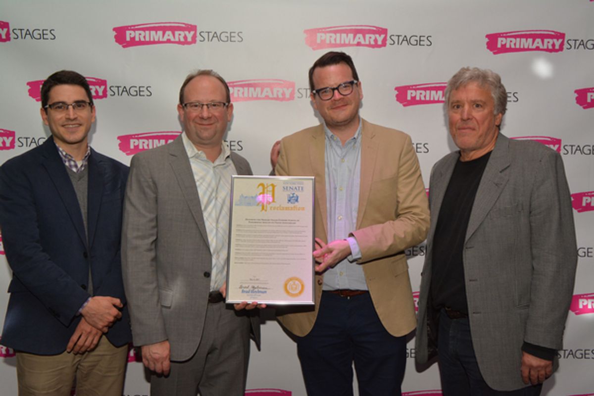 Peter Jemian, Brad Hoylman, Andrew Leynse, Shane Hudson and Casey Childs at 