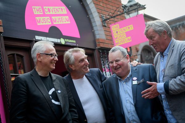 Alan Pollock, Frank Ifield, Pete Chambers BEM, and Hamish Glen Photo