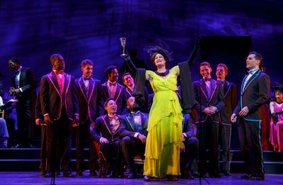 Ashley Brown and cast Photo