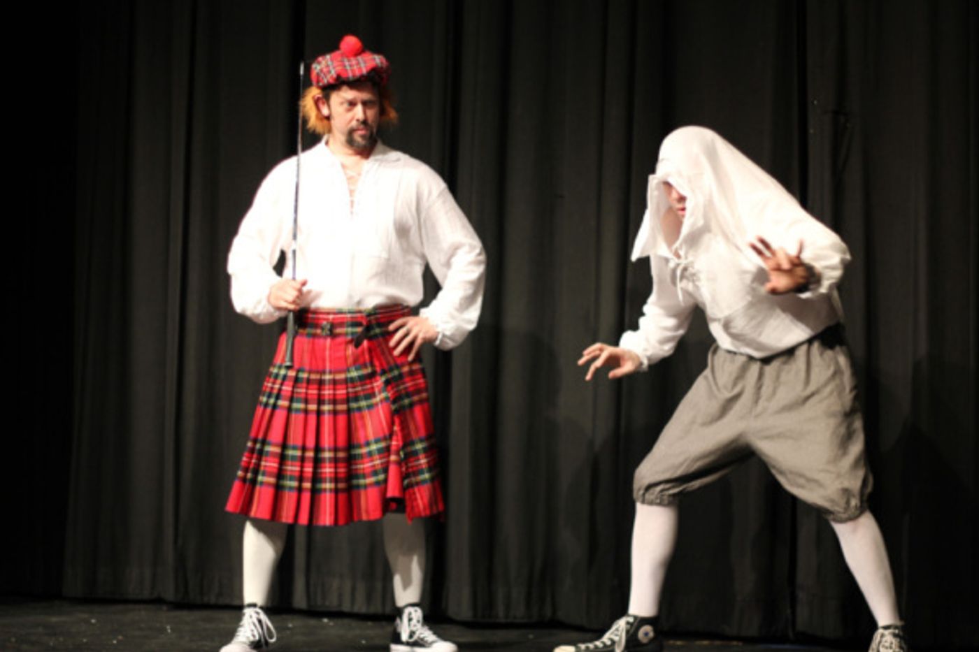 Photo Flash: Two Casts Bring COMPLETE WORKS OF WILLIAM SHAKESPEARE (ABRIDGED) to Playhouse 1960  Image