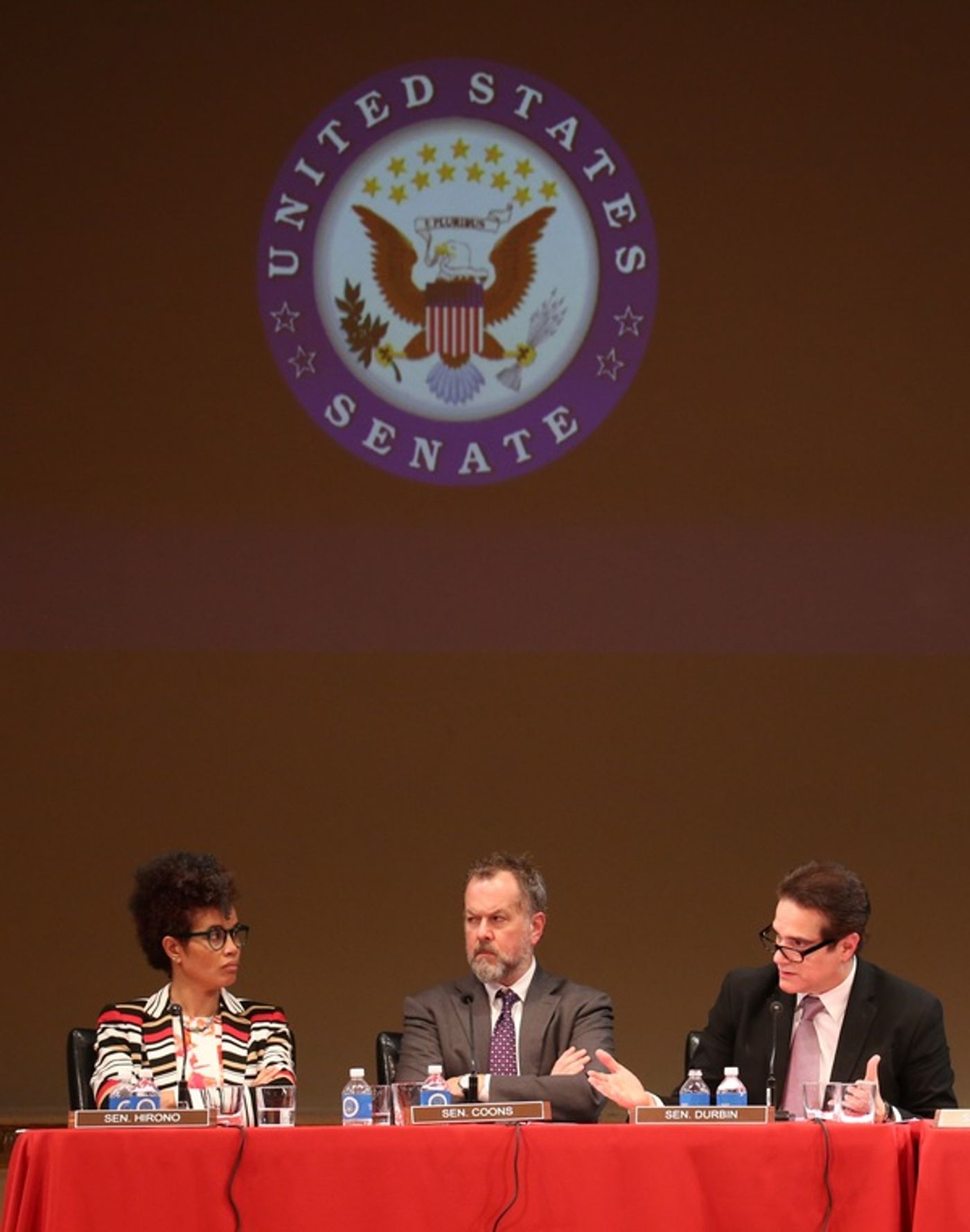 Photo Flash: Alec Baldwin, Ellen Burstyn, Raul Esparza and More Bring Trump Hearings to the Stage in ALL THE PRESIDENT'S MEN? at Town Hall  Image