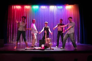 Sharyon Culberson, George Keating, Kyle Klein, Connor Baty and Greg Foster with Sophi Photo