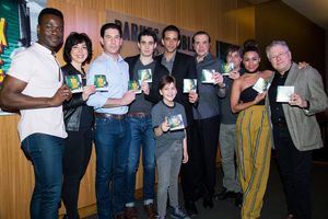 Bradley Gibson, Lucia Giannetta, Richard H. Blake, Bobby Conte Thornton, Hudson Loverro, Nick Cordero, Chazz Palminteri, Glenn Slater, Ariana DeBose, Alan Menken @ BroadwayWorld Bradley Gibson, Lucia Giannetta, Richard H. Blake, Bobby Conte Thornton, Hudson Lover Photo
