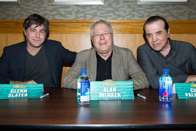 Glenn Slater, Alan Menken, Chazz Palminteri Photo