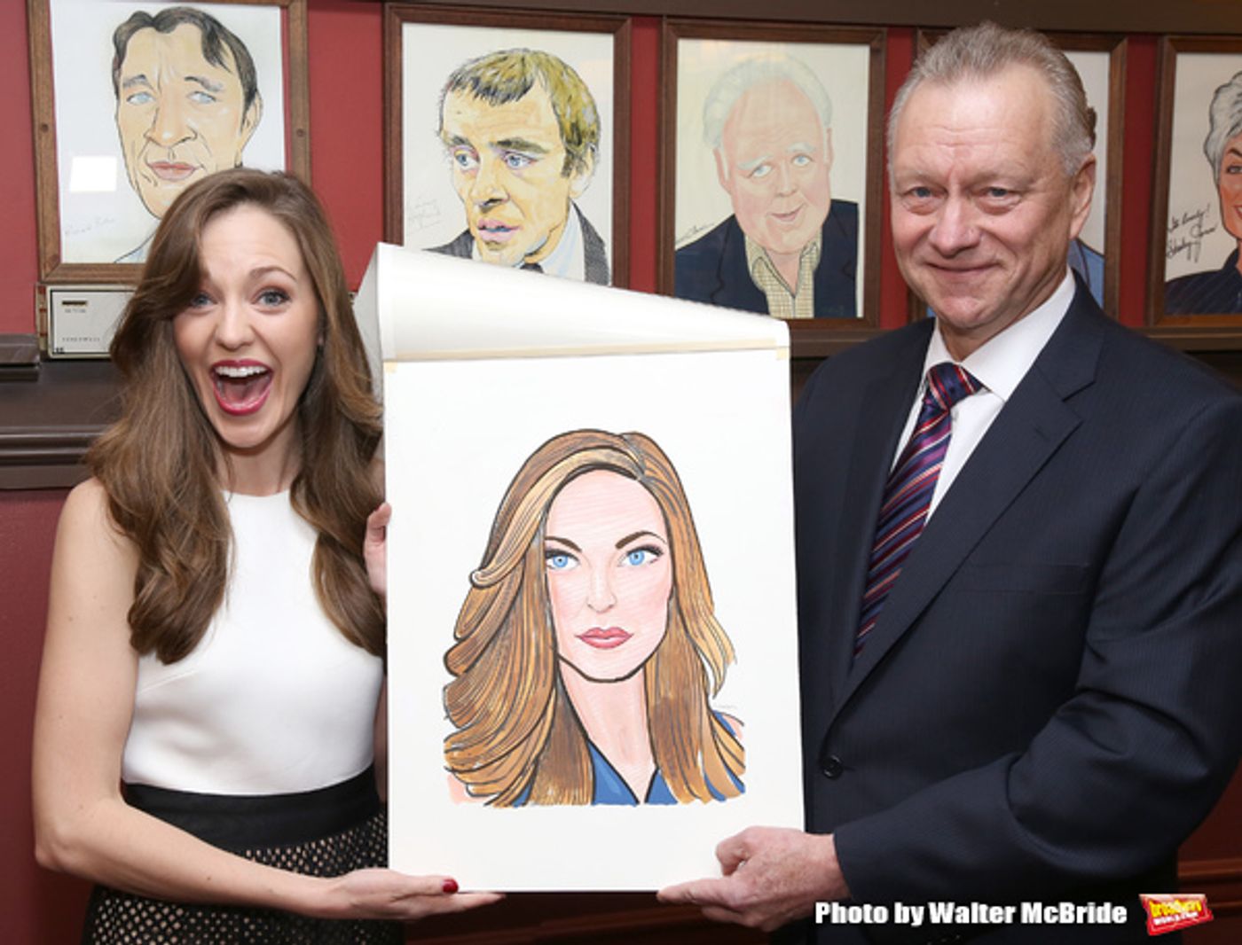Photo Coverage: The Lovely Laura Osnes Joins the Sardi's Wall of Fame Photo Coverage: The Lovely Laura Osnes Joins the Sardi's Wall of Fame Image