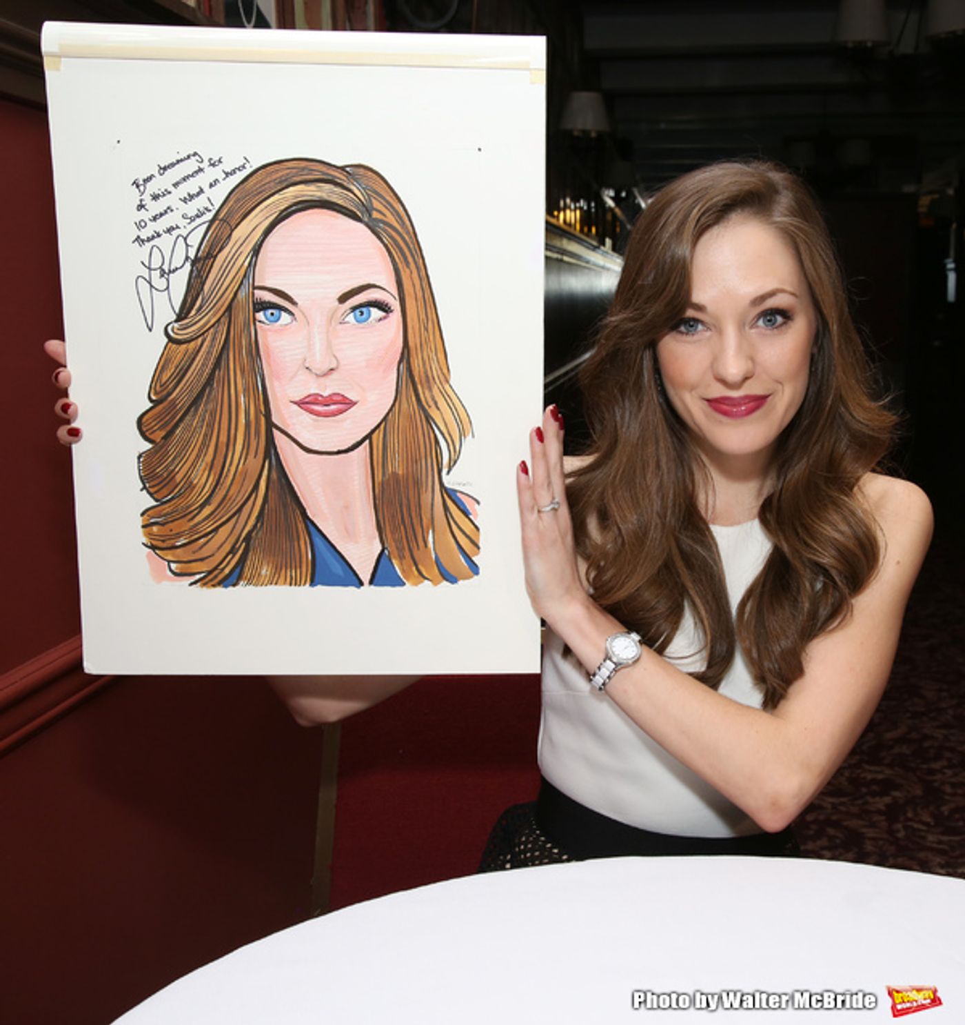 Photo Coverage: The Lovely Laura Osnes Joins the Sardi's Wall of Fame Photo Coverage: The Lovely Laura Osnes Joins the Sardi's Wall of Fame Image