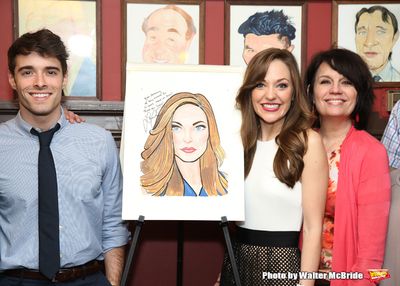 Corey Cott,  Laura Osnes and Beth Leavel  Photo