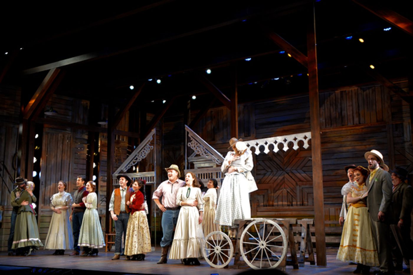 Photo Coverage: The Cast of OKLAHOMA! at The John W. Engeman Theater Northport Take Opening Night Bows  Image