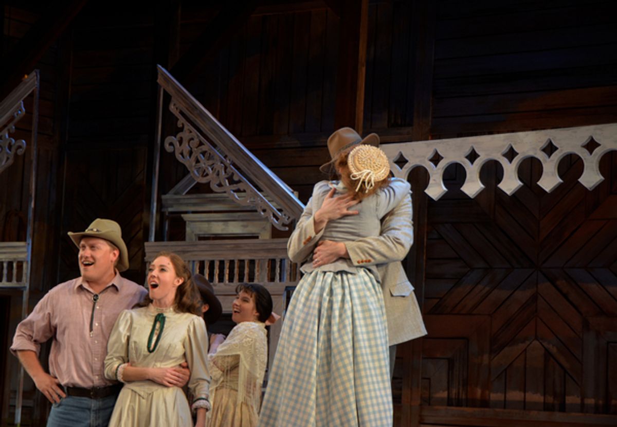 Kaitlyn Davidson and Bryant Martin and The Cast of Oklahoma! at 