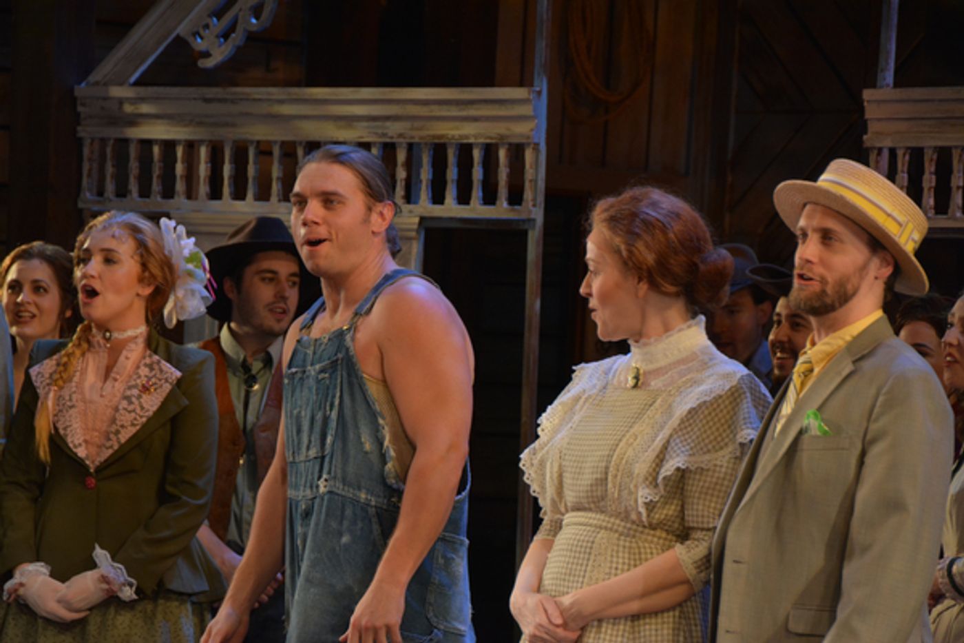 Photo Coverage: The Cast of OKLAHOMA! at The John W. Engeman Theater Northport Take Opening Night Bows  Image