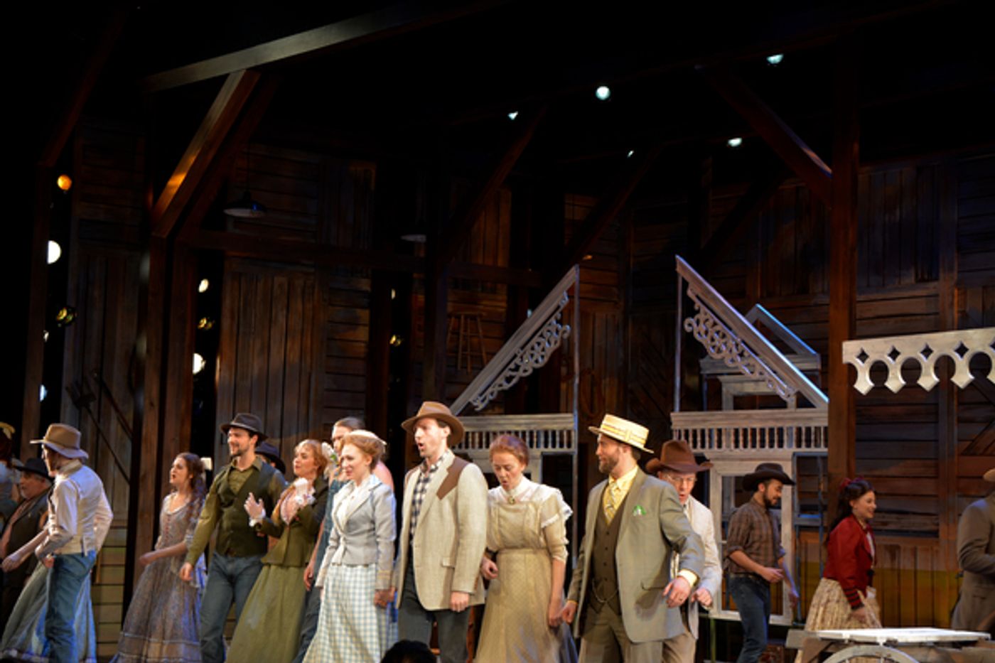 Photo Coverage: The Cast of OKLAHOMA! at The John W. Engeman Theater Northport Take Opening Night Bows  Image