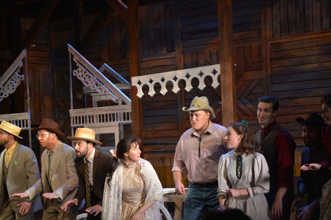 Photo Coverage: The Cast of OKLAHOMA! at The John W. Engeman Theater Northport Take Opening Night Bows  Image