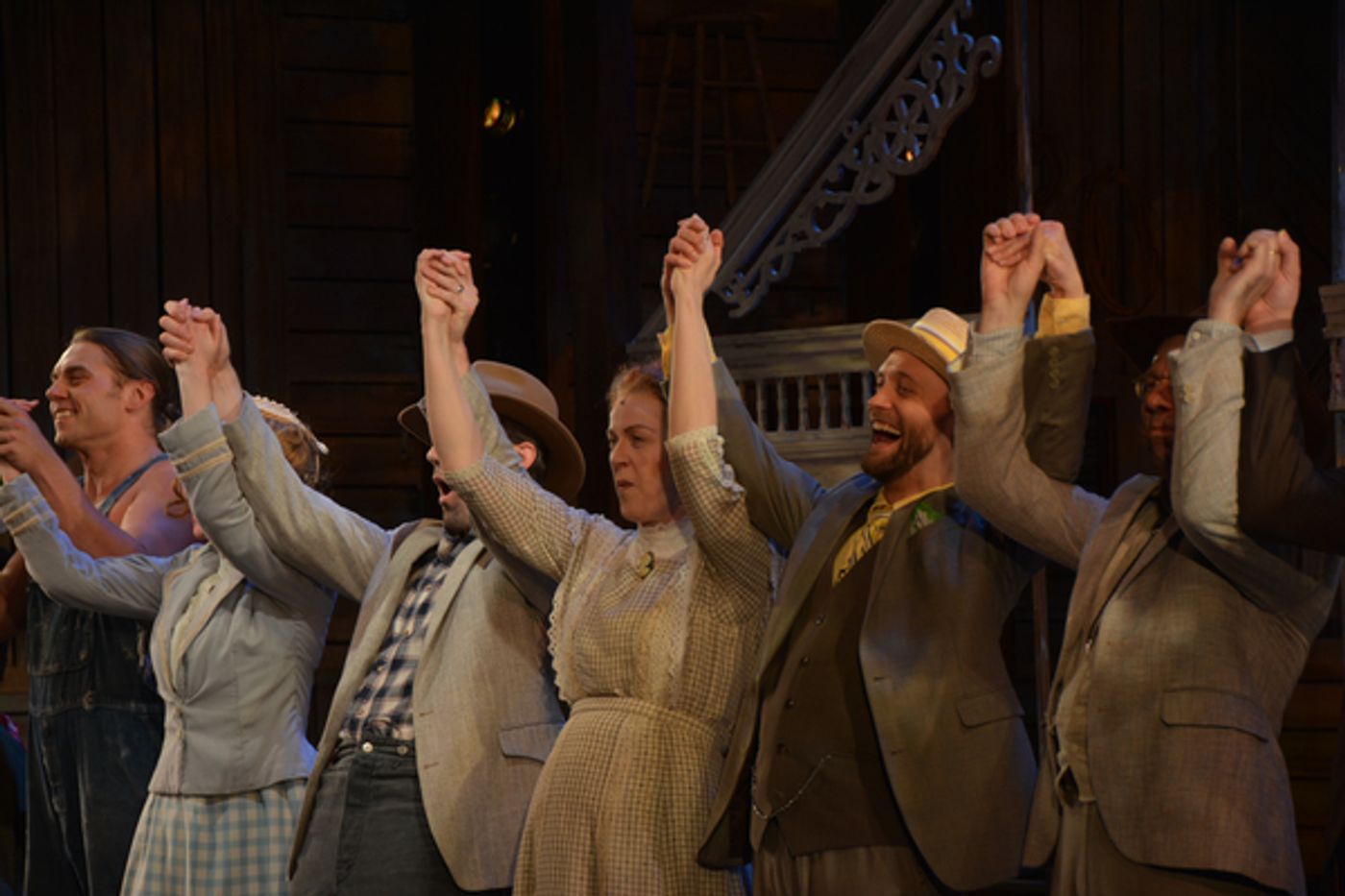 Photo Coverage: The Cast of OKLAHOMA! at The John W. Engeman Theater Northport Take Opening Night Bows  Image