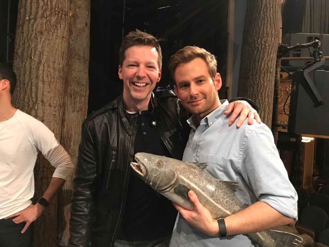 Photo Flash: Sean Hayes Kisses the Cod at COME FROM AWAY  Image